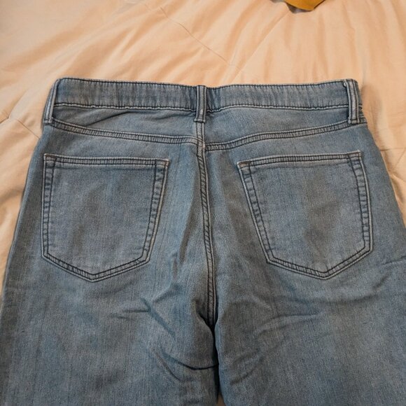 EZY Ultra Stretch Jeans - Faded & Distressed, Size L - Picture 1 of 9
